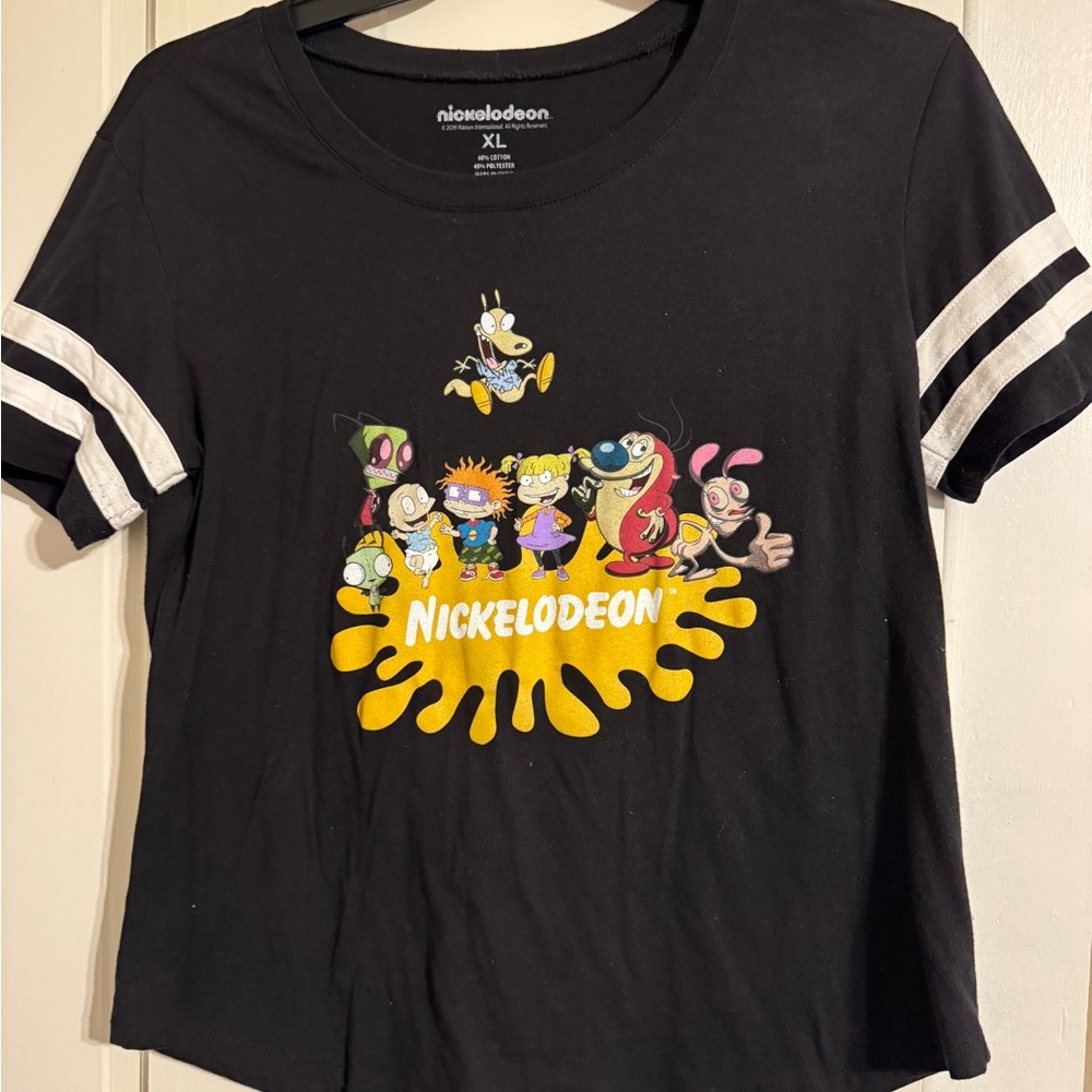 Nickelodeon Black and White T-Shirt